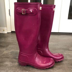 Pink/Purple Tall Hunter Boots